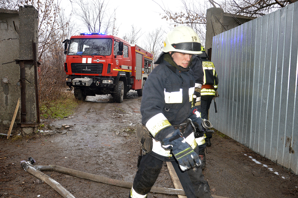 Пожар в гараже