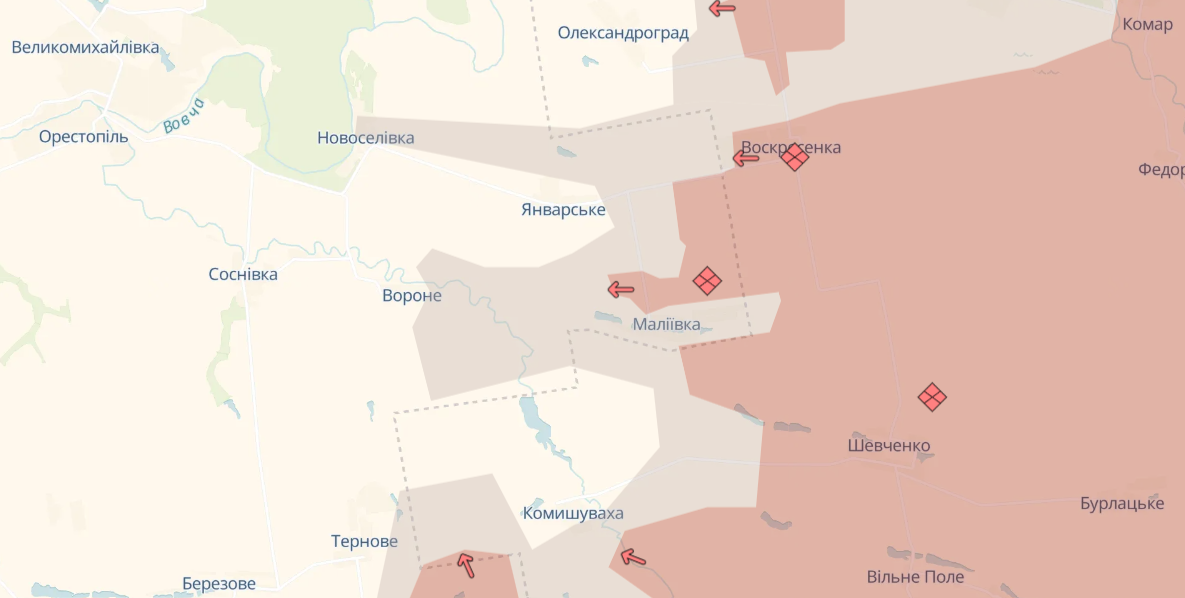 Окупанти просунулися вглиб Дніпропетровської області