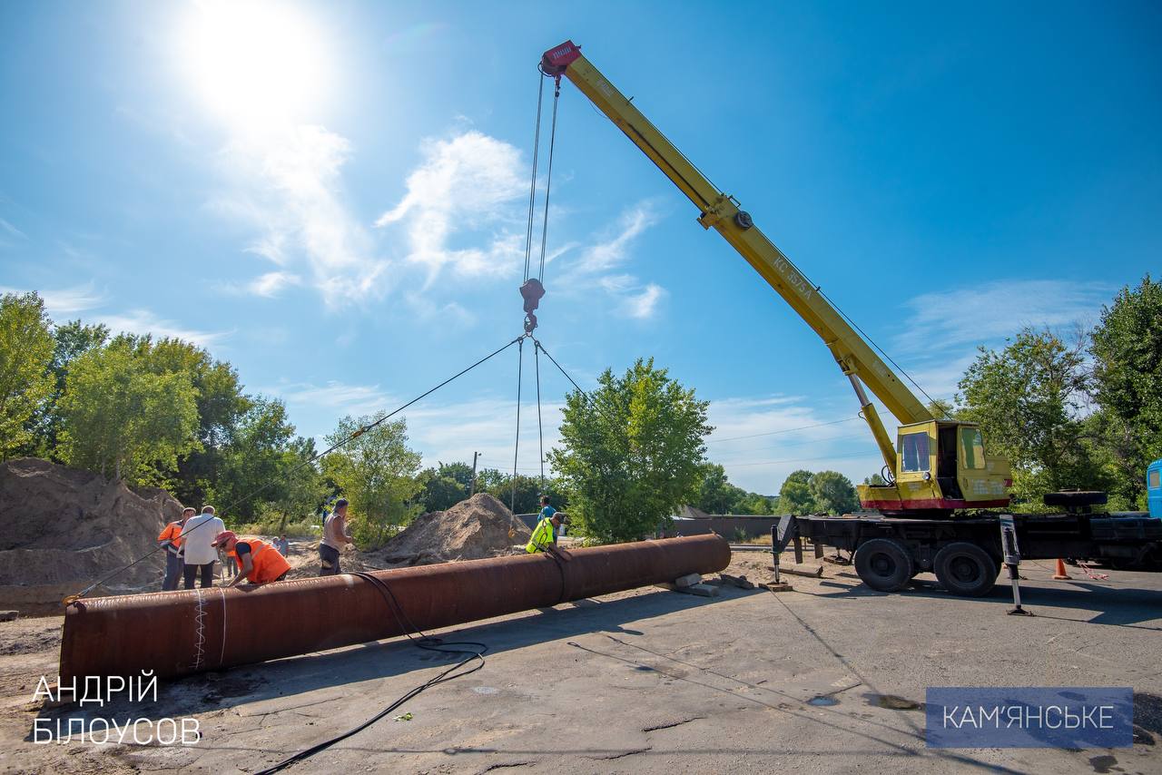 Відновити водопостачання на лівобережжі Кам’янського планують через 12 годин