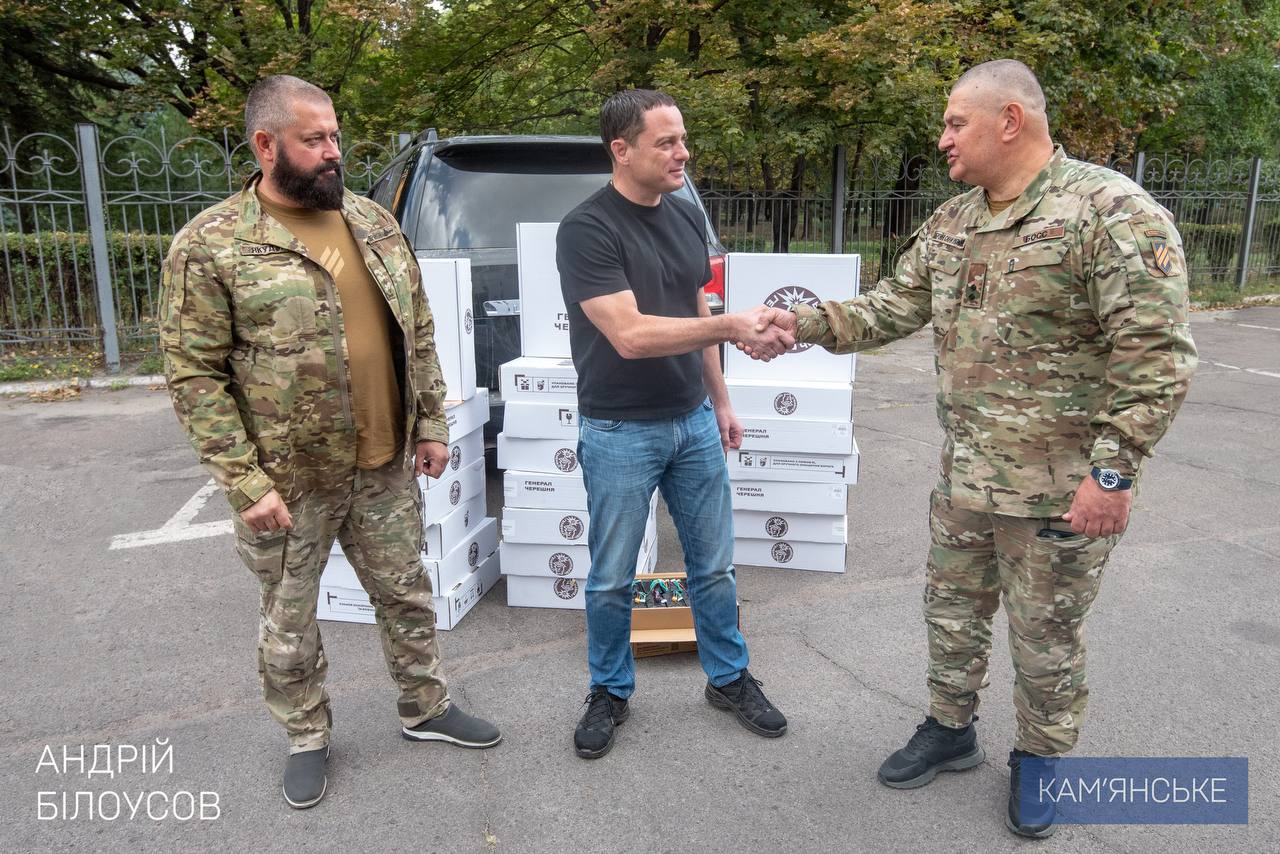 Бійцям Третьої штурмової бригади передали FPV-дрони від Кам’янського