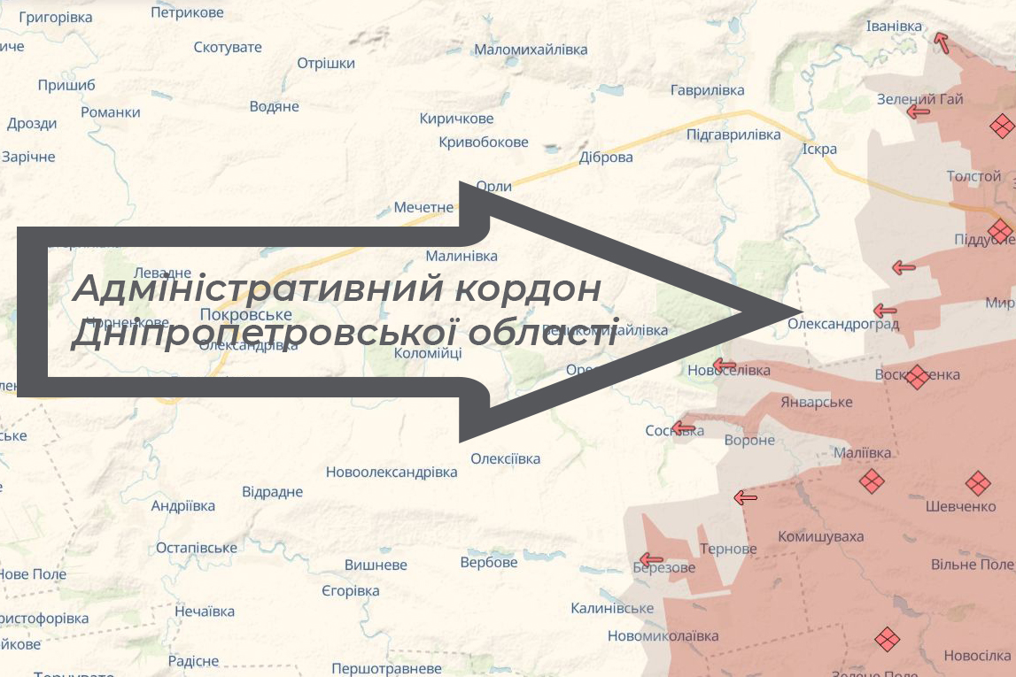 Російські війська просунулися на Дніпропетровщині: оновлені дані DeepState