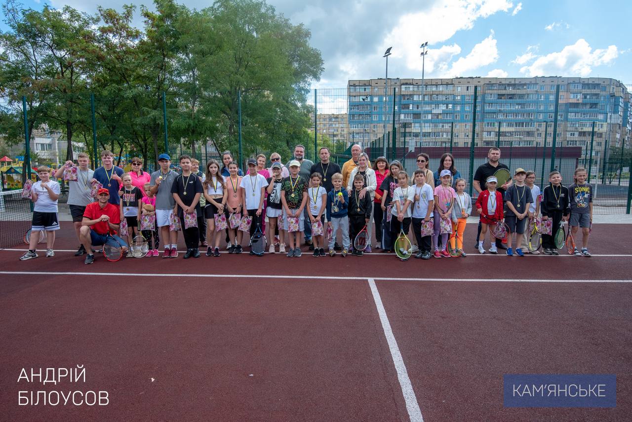Дитячі змагання з тенісу відбулися у Кам’янському