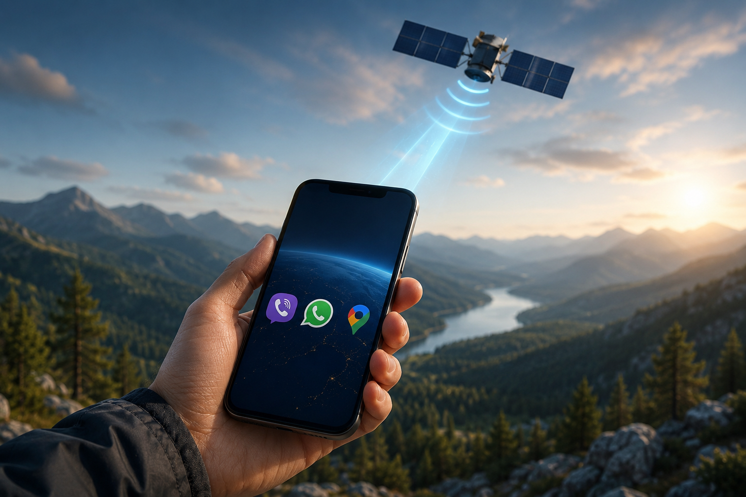 Viber, WhatsApp та Google Maps працюватимуть без мережі завдяки Starlink