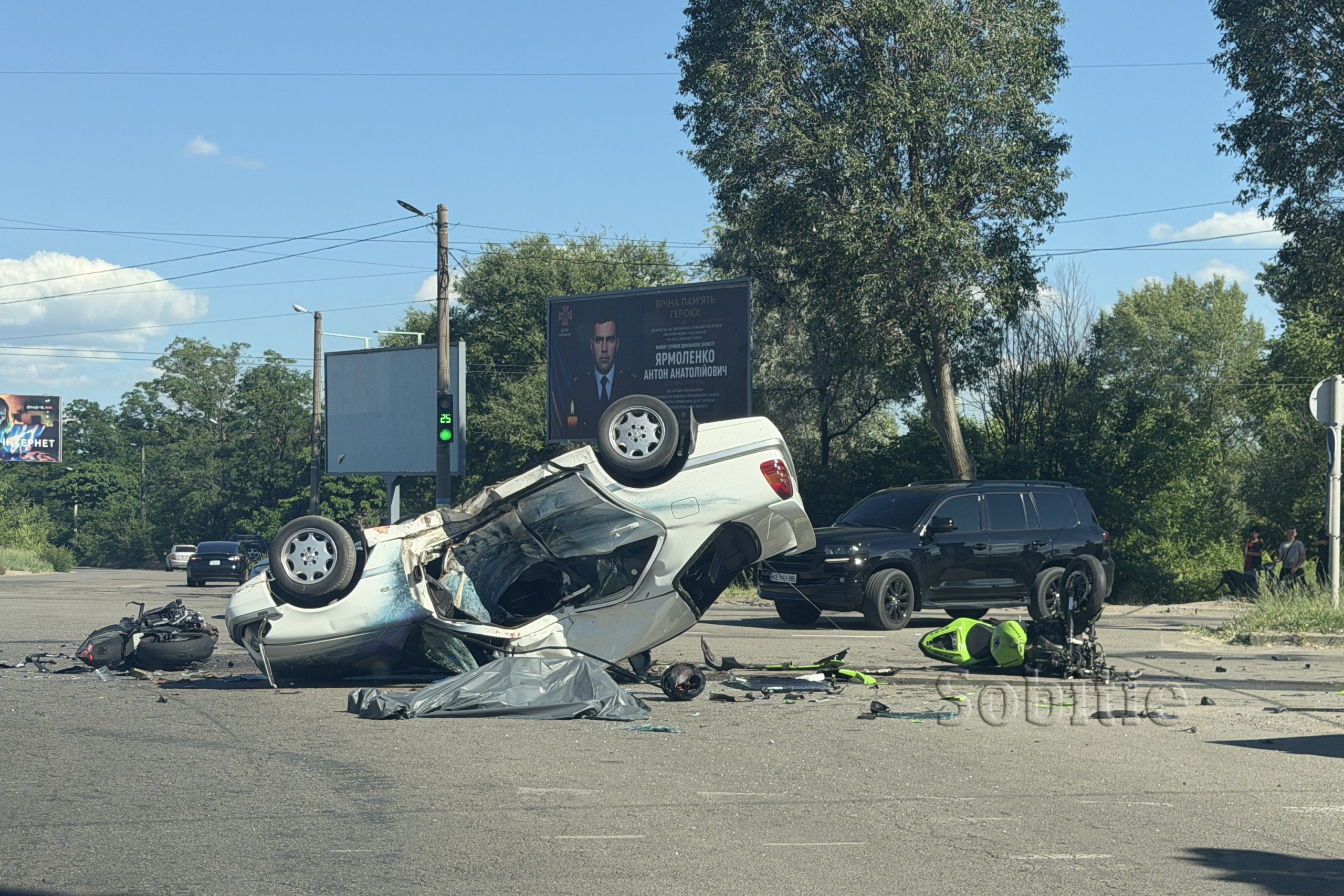 Смертельна аварія на Курилівському перехресті: водія «Mercedes» затримала поліція
