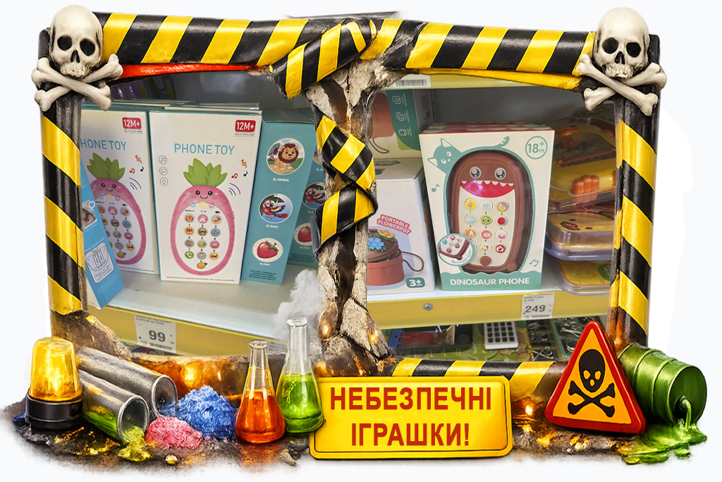 У Кам’янському в магазині «Аврора» продають небезпечні іграшки, які можуть викликати рак у дітей